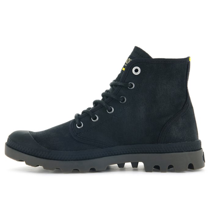 Dámské Boty Palladium Pampa Hi WAX Černé | CZ QBZ-01K